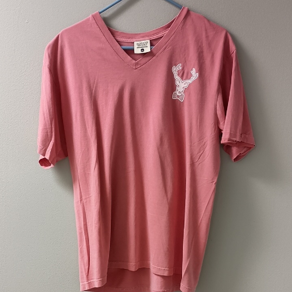Jadelynn Brooke Pink V-Neck Men’s Shirt